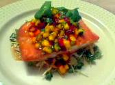 Seared Salmon With Fresh Mango Relish